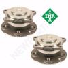 For Volvo S60 S80 Set of Rear Left & Right Wheel Hub w/ Bearings INA OEM
