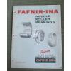Fafnir Ina Needle Roller Bearings 1966 Catalog N 101