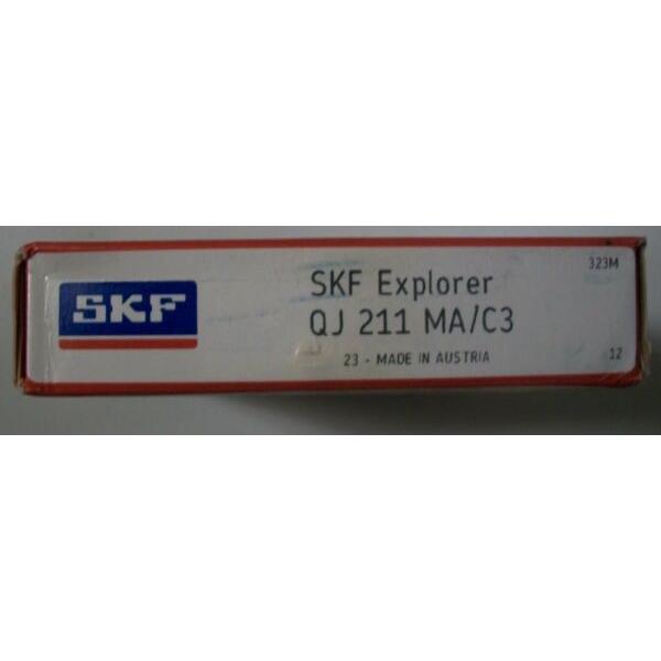 NEW IN BOX SKF QJ 211 MA/C3 Four point contact bearings, ID 55 mm, OD 100 mm  #1 image