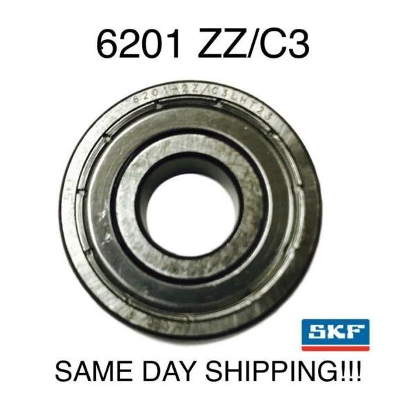 SKF 6201-2ZC3 6201-ZZC3 6201ZZ C3 Radial Ball Bearing 12X32X10 Made in ITALY #1 image